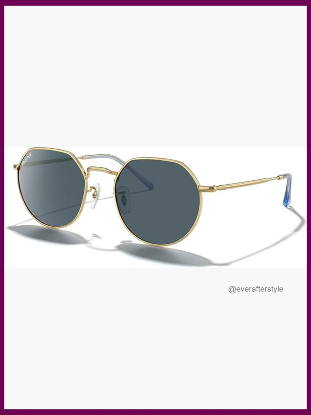 Round Polygon Metal Polarized Sunglasses Retro Classic Vintage Shades